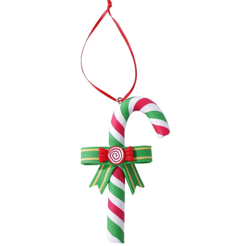 Christmas Fashion Candy Soft Clay Party Hanging Ornaments