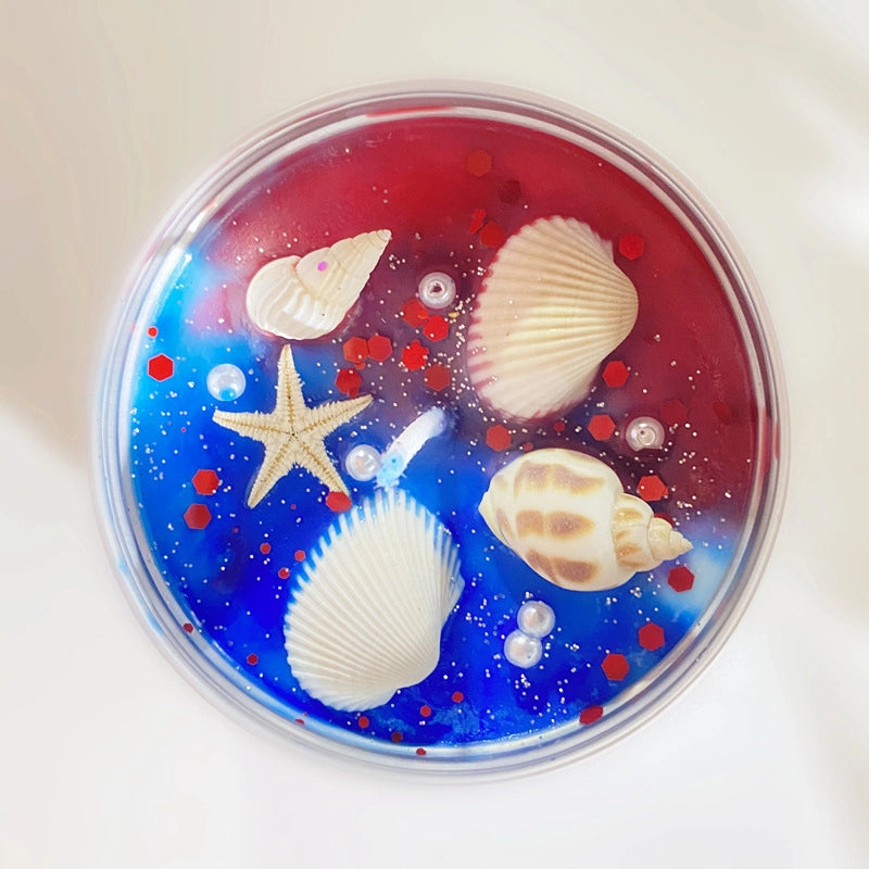 Beach Starfish Shell Soy Wax Candle