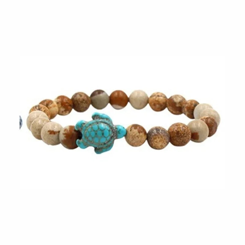 Ethnic Style Animal Multicolor Natural Stone Beaded Bracelets
