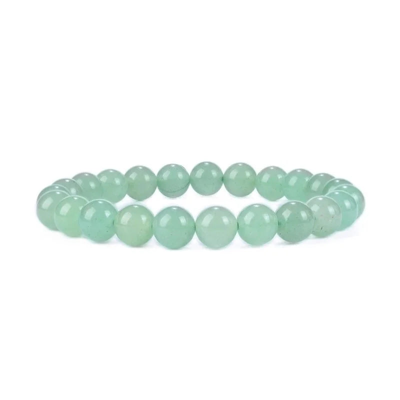 Minimalist Solid Color Natural Stone Beaded Bracelets