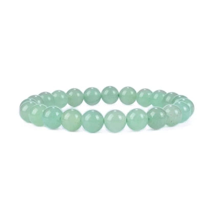 Minimalist Solid Color Natural Stone Beaded Bracelets