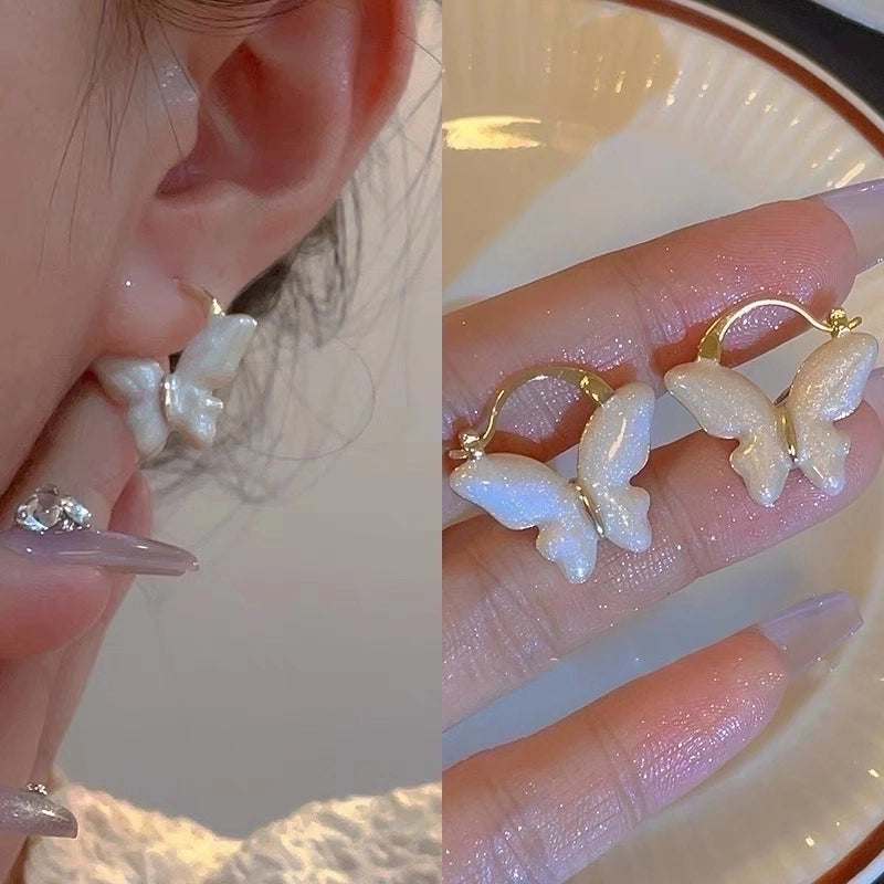 2 Pieces Fashion Heart Shape Flower Copper Beaded Plating Inlay Pearl Zircon Earrings Ear Studs 1 Pair