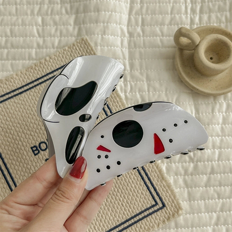 Halloween Funny Minimalist Women's Skull PVC Hair Claws