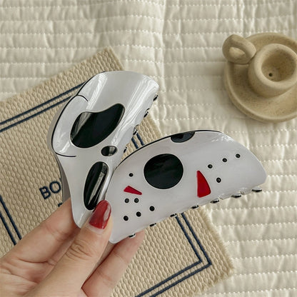 Halloween Funny Minimalist Women's Skull PVC Hair Claws