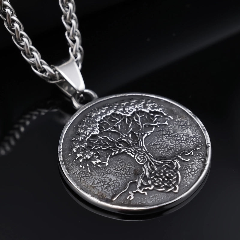 Retro Punk Tree 304 Stainless Steel Men'S