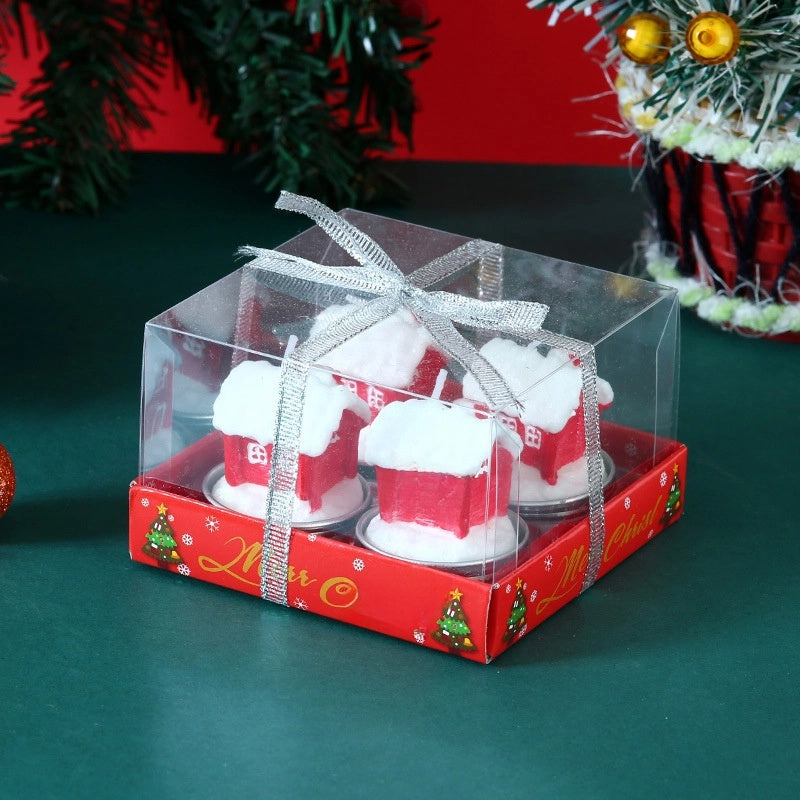 Christmas Christmas Tree Santa Claus Paraffin Christmas Candle 1 Set