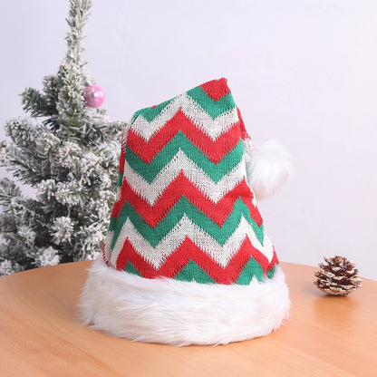 Creative Christmas Decorations Luminous Christmas Brushed Cloth Children's Hat Christmas Gift Cartoon Christmas Hat