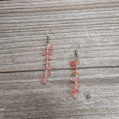 1 Pair Ethnic Style Geometric Natural Stone Drop Earrings