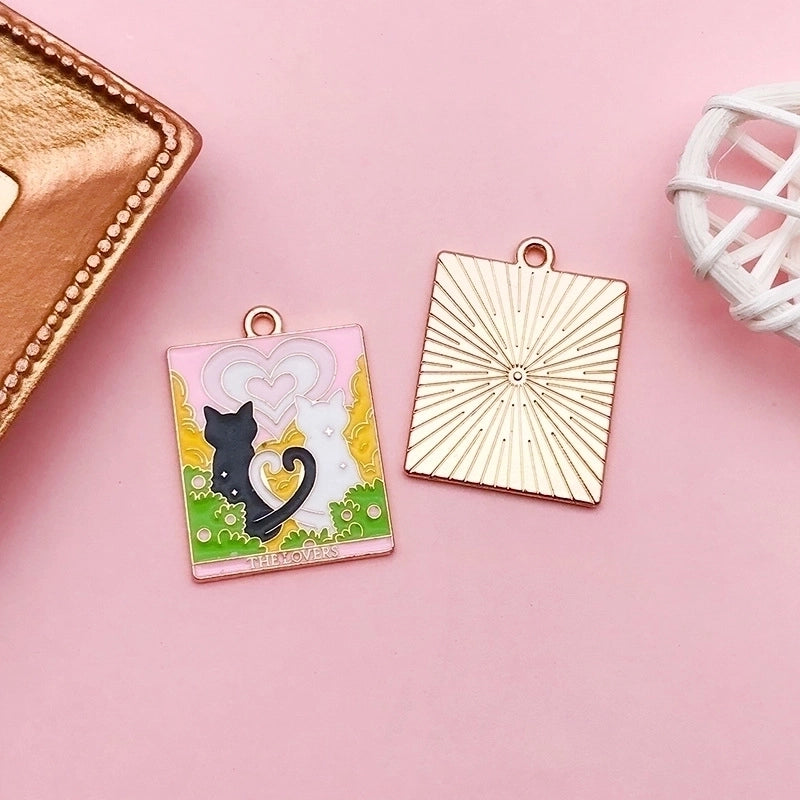 1 Piece 21*28mm Alloy Cat Polished Pendant