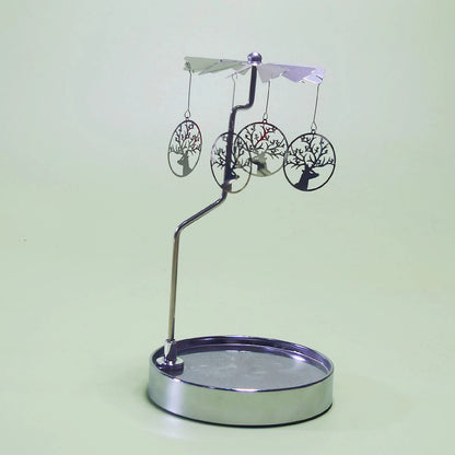 Novelty Solid Color Stainless Steel Metal Candlestick