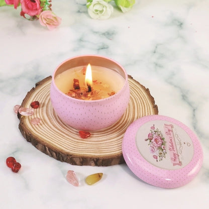 Christmas Fashion Santa Claus Contrasting Colors Flower Wax Metal