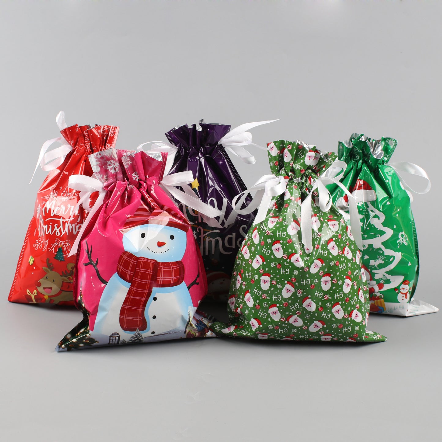 Christmas Gift Bag 2025 Hot Christmas Gift Bag Set Drawstring Bag Candy Bag