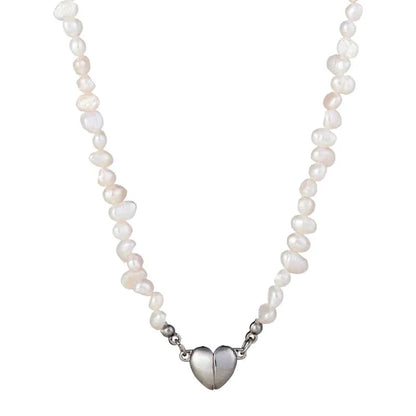 Basic Round Titanium Steel Beaded Necklace