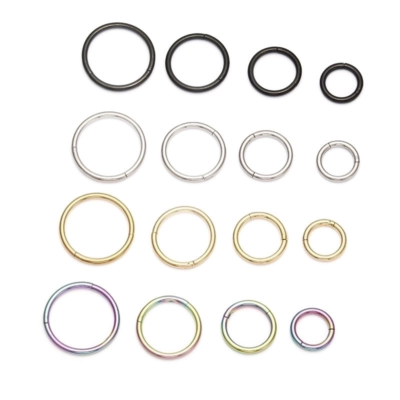 Minimalist Circle Stainless Steel Plating Nose Ring