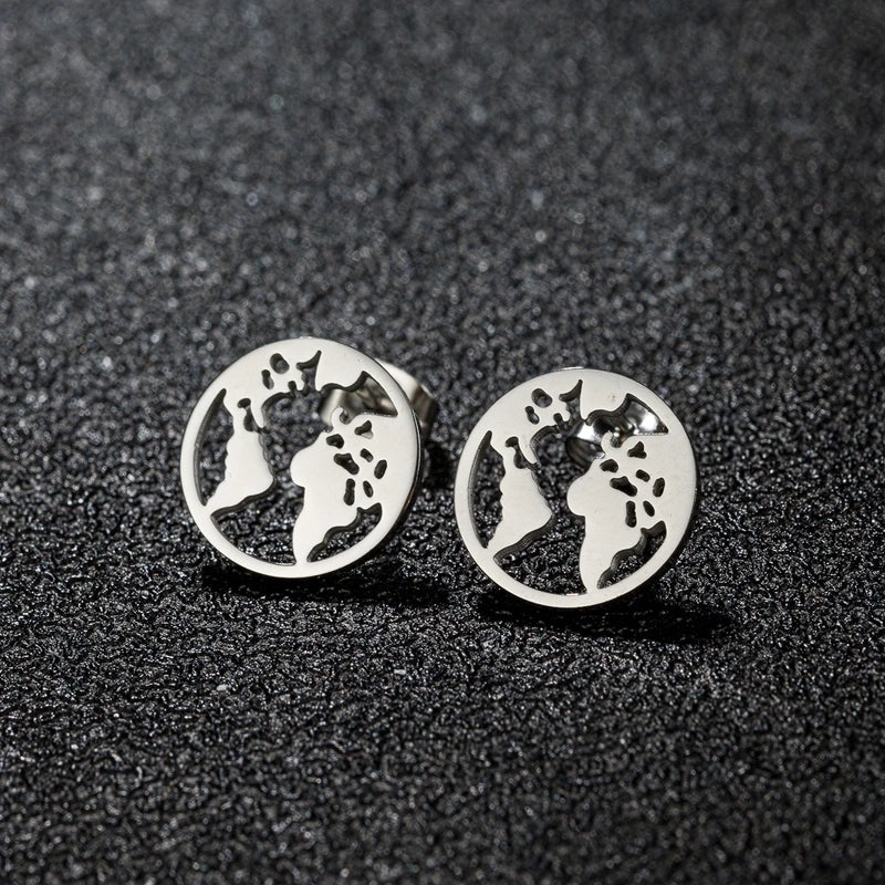 1 Pair Sweet Minimalist Artistic Animal Irregular Polishing Plating 304 Stainless Steel 18K Gold Plated Ear Studs