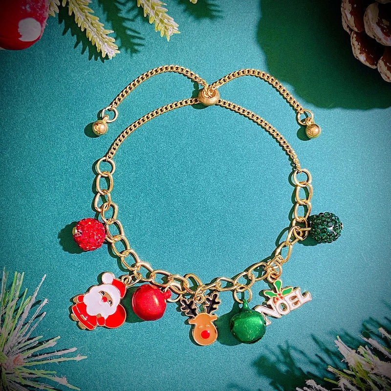 Style Geometric Alloy Plating Flakes Elk Christmas Women's