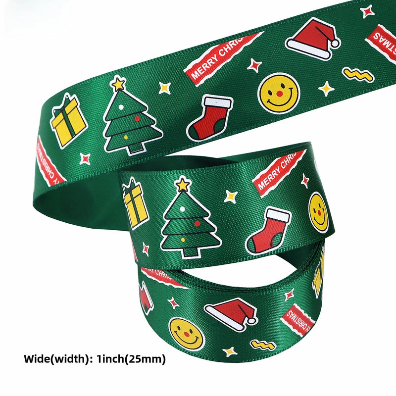 Christmas Ribbon Cake Baking Ribbon Christmas Gift Box Packaging Ribbon Ribbon Bow Christmas Ribbon