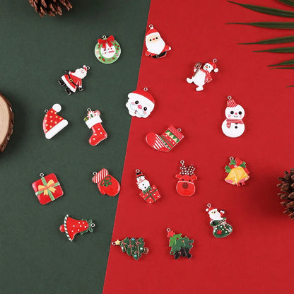 Christmas Resin Hanging Ring Small Pendant Diy Accessories Christmas Tree Decoration Supplies Small Pendant Hanging Ornament