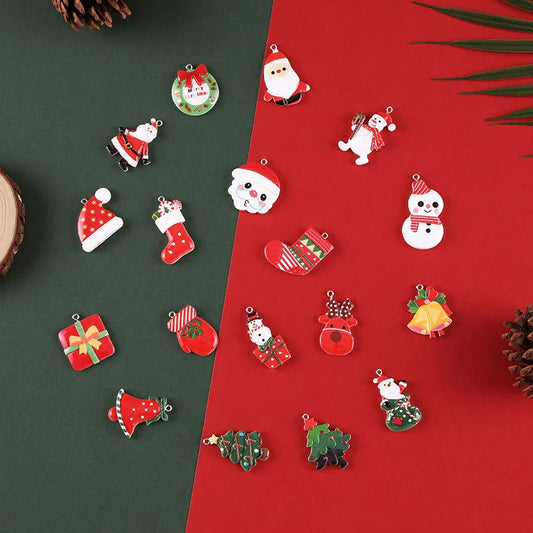 Christmas Resin Hanging Ring Small Pendant Diy Accessories Christmas Tree Decoration Supplies Small Pendant Hanging Ornament