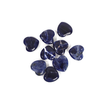 2 Pieces Gemstoen Heart Special Large Favorably 20Mm Pink Crystal Love Amethyst Heart-Shaped Ornaments