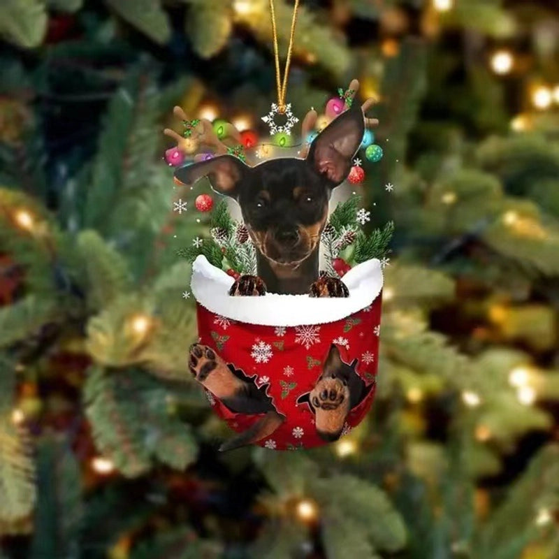 Christmas Modern Style Classic Style Dog Arylic Party Festival Hanging Ornaments