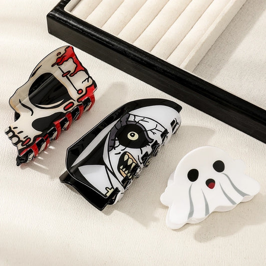 Halloween Funny Women's Color Block Arylic Hair Claws