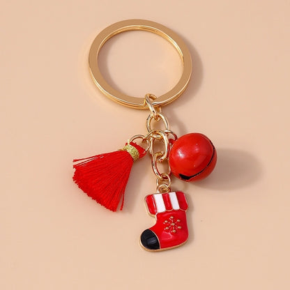 Commute Snowflake Christmas Women's Metal Keychains Keychains