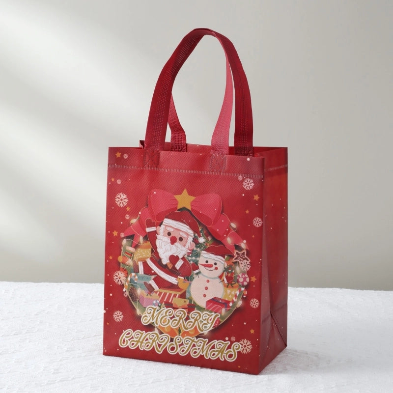 Christmas Cute Christmas Tree Santa Claus Nonwoven Party Festival Gift Bags