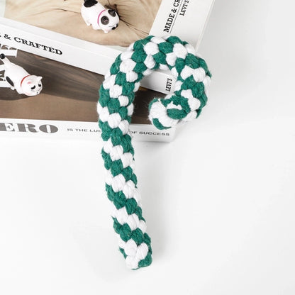 Cute Cotton Rope Christmas Infinite Twist Pet Toys