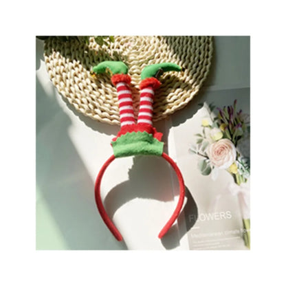 Christmas Cartoon Style Christmas Hat Plastic Christmas Costume Props