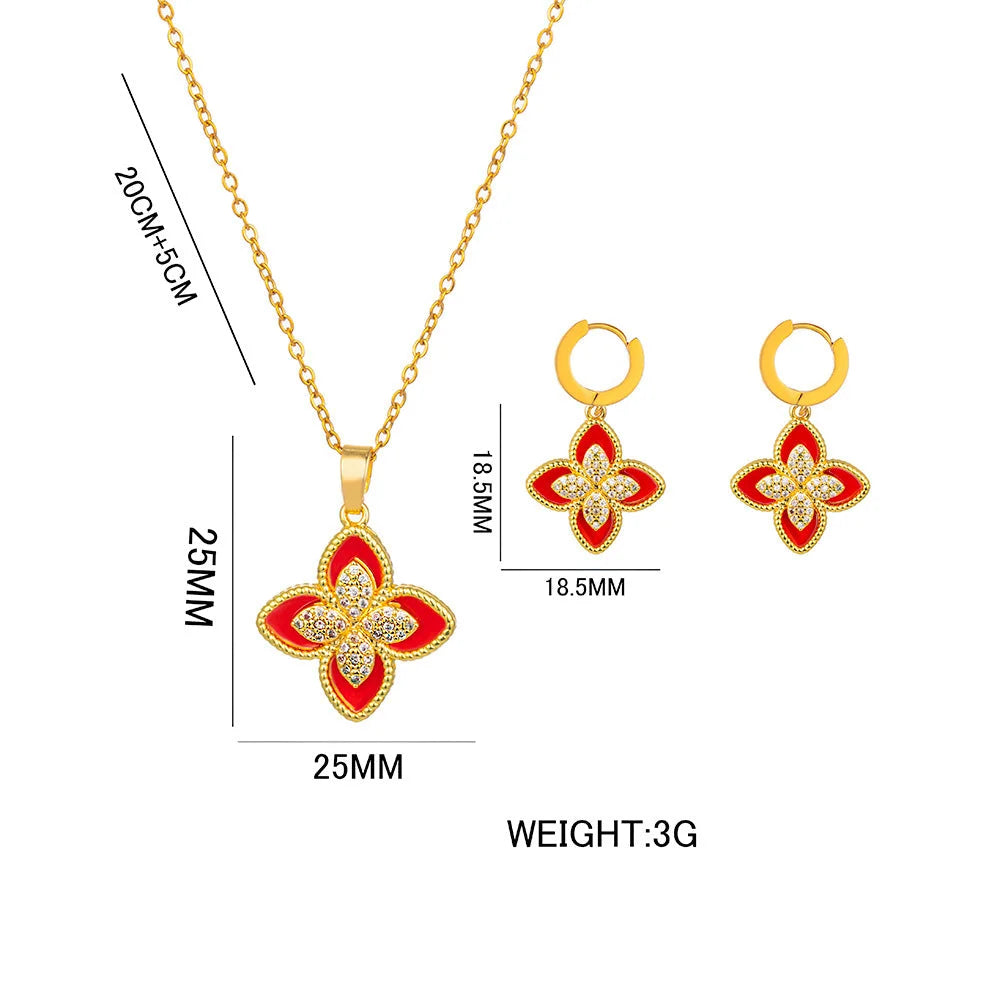 Minimalist Round Geometric Titanium Steel Electroplating Necklaces