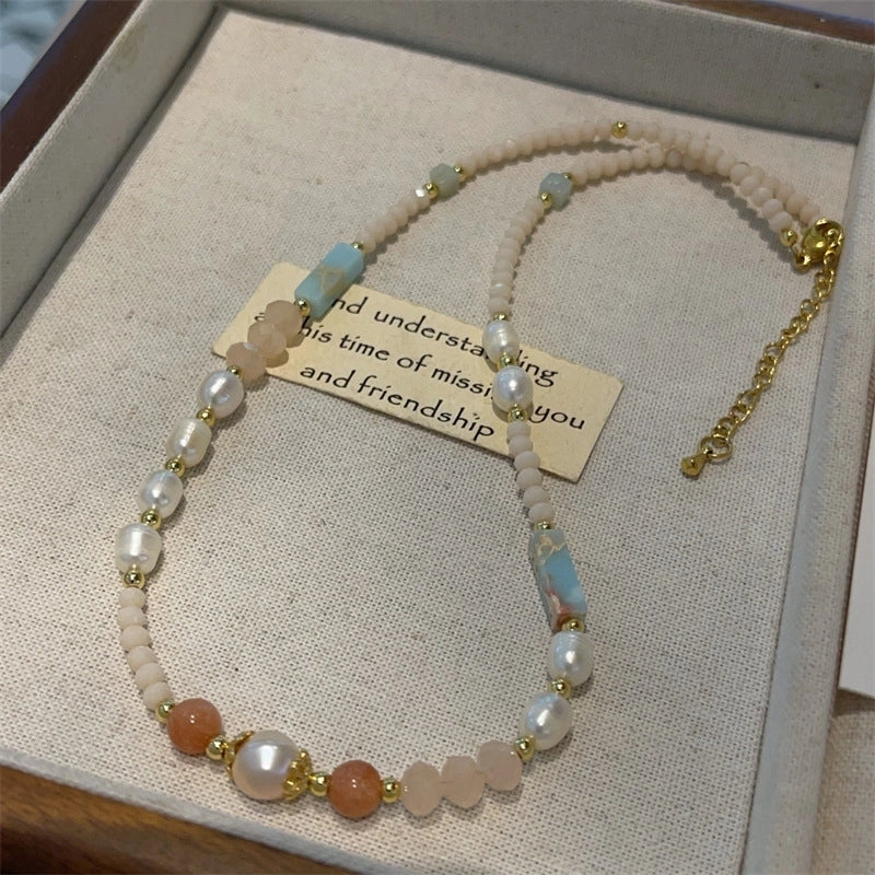 Minimalist Classic Style Round Freshwater Pearl Beaded Bracelets