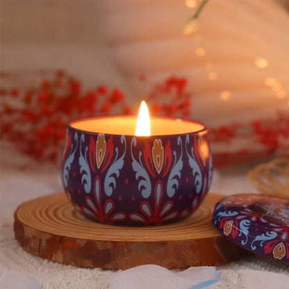 Christmas Fashion Santa Claus Contrasting Colors Flower Wax Metal