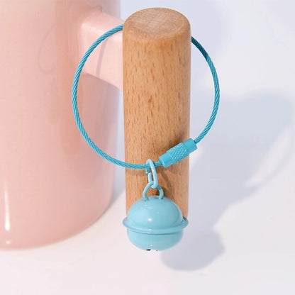 Cute Solid Color Bell Metal Unisex Bag Pendant Keychain 1 Piece