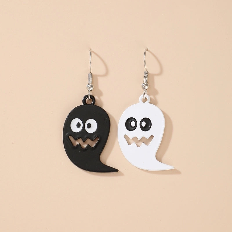 Halloween Pumpkin Ghost Demon Earrings