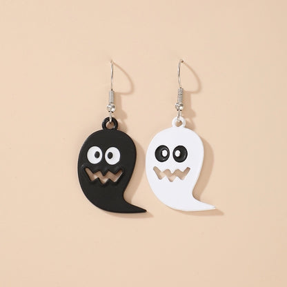 Halloween Pumpkin Ghost Demon Earrings