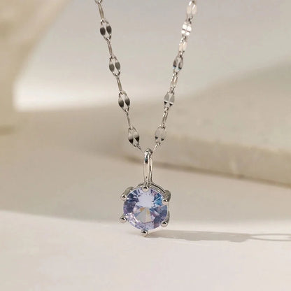 Titanium Steel Copper Plating Geometric Flower Copper Necklaces