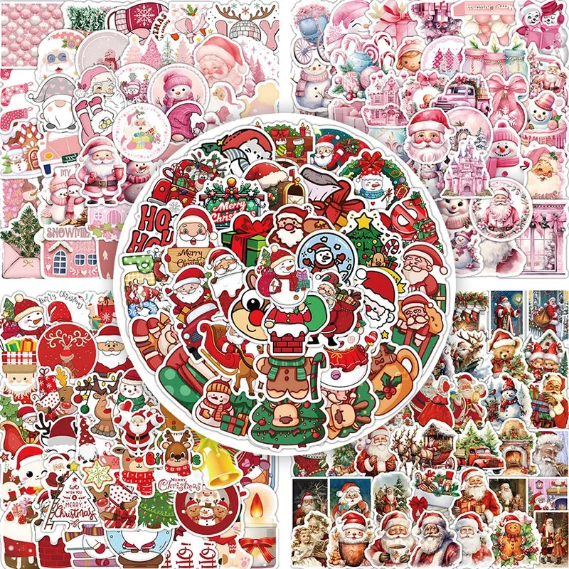 Christmas Cute Christmas Tree Santa Claus Snowman PVC Christmas School Party Accessories