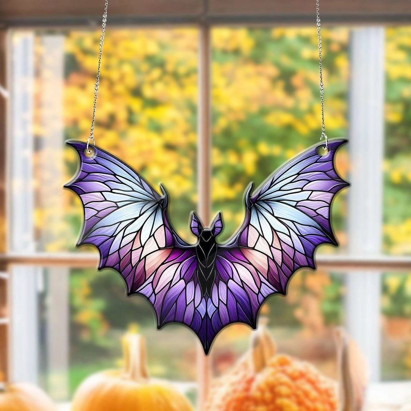 Halloween Modern Style Animal Bat Arylic Window Accessories