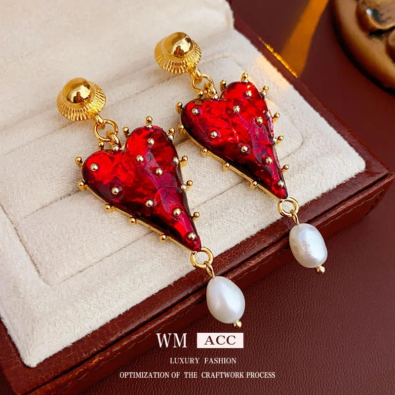 Luxurious Tassel Geometric Alloy Electroplating Earrings