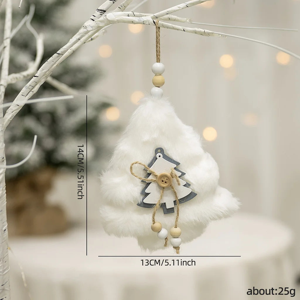 Christmas Plush Angel Pendant Cute Doll Gift Christmas Tree Ornament Ig Decoration