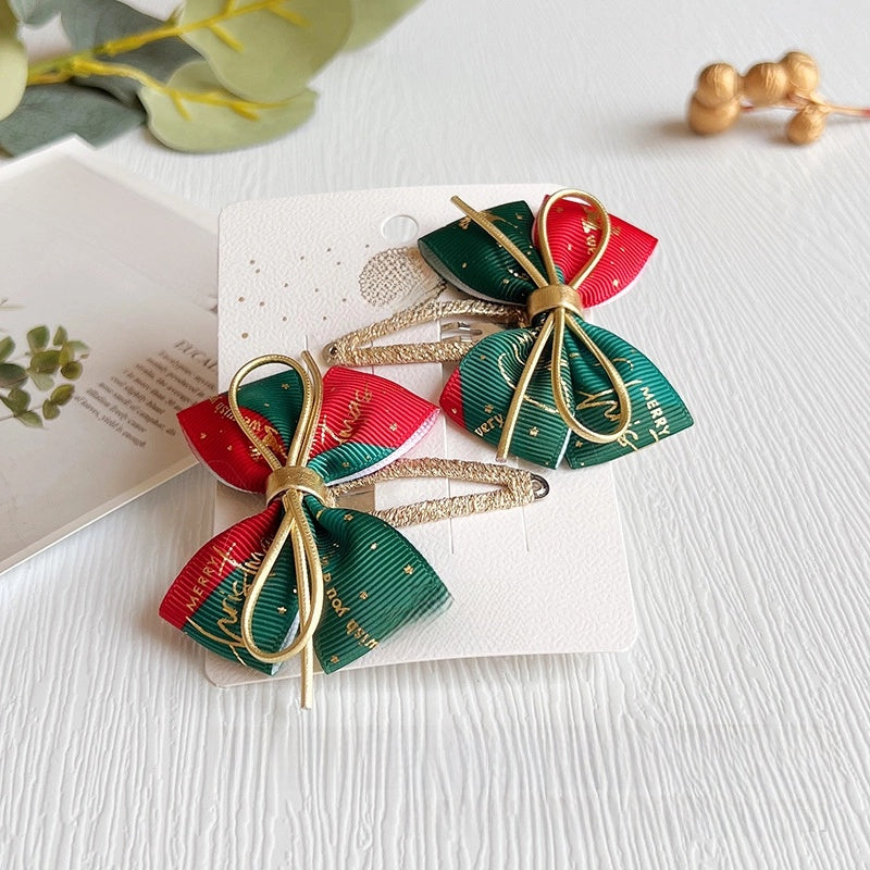 Christmas Cute Bow Knot Elk Cloth Party Party Accessories