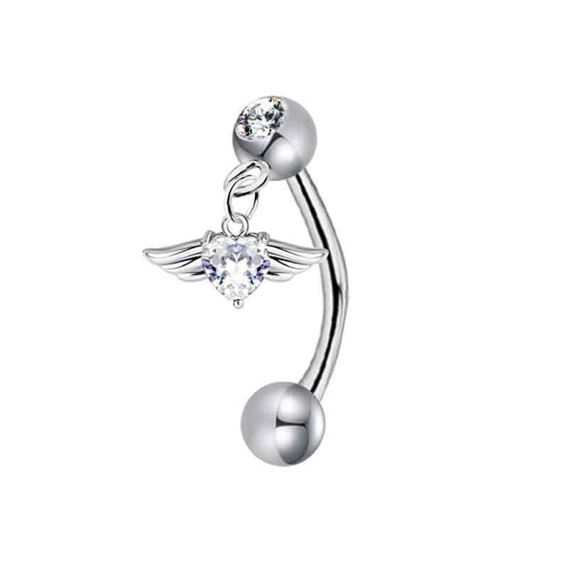 1 Piece Ear Cartilage Rings & Studs Minimalist Classic Style Water Droplets 304 Stainless Steel Eyebrow Studs Ear Cartilage Rings & Studs