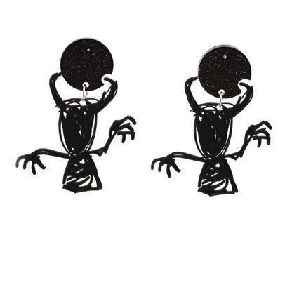 Halloween Ghost Skull Pumpkin Earrings