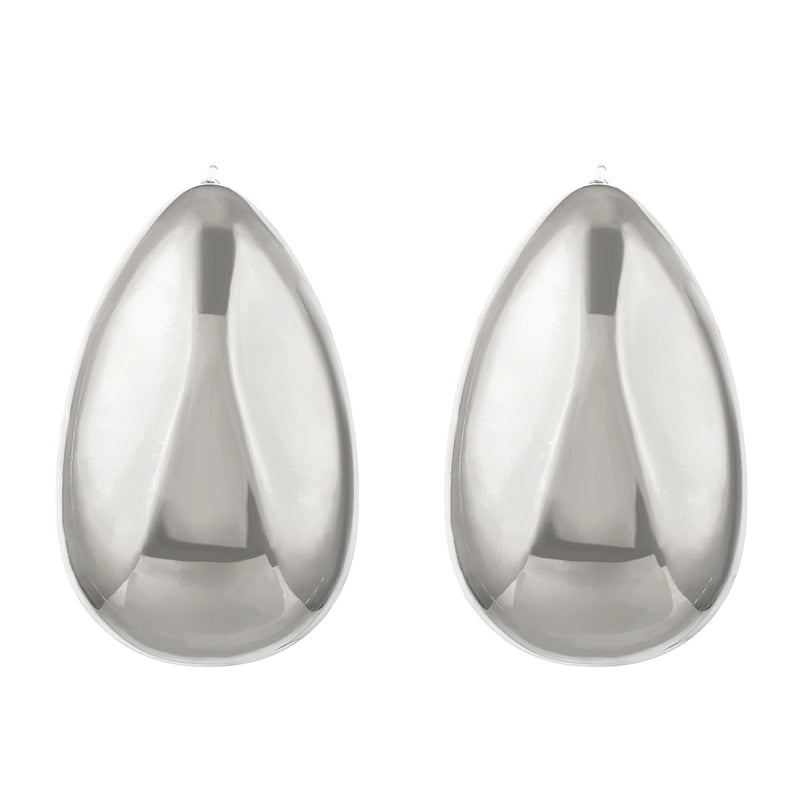 1 Pair Minimalist Classic Style Water Droplets Titanium Steel 18K Gold Plated Ear Studs