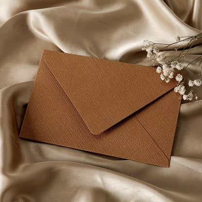 Linen Envelope Letter Paper Set Retro Love Letter Chinese Style Cowhide Special Paper Invitation Postcard Fire Paint Envelope