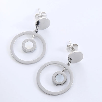 1 Pair Elegant Luxurious Classic Style Star Tassel Butterfly Inlay 304 Stainless Steel Zircon Drop Earrings