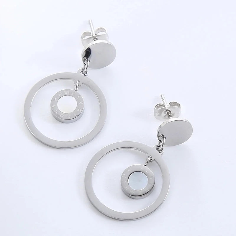 1 Pair Elegant Luxurious Classic Style Star Tassel Butterfly Inlay 304 Stainless Steel Zircon Drop Earrings