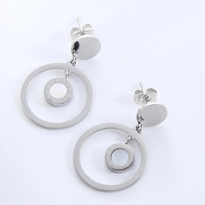 1 Pair Elegant Luxurious Classic Style Star Tassel Butterfly Inlay 304 Stainless Steel Zircon Drop Earrings