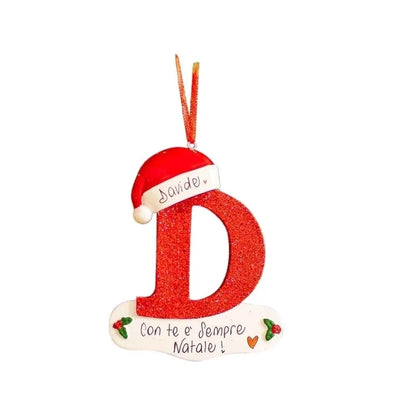 Cross-border Hot 26 English Letters Car Pendant Christmas Tree Decorative Ornaments Home Decorations
